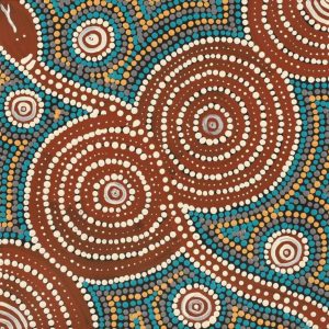 Warna Jukurrpa (Snake Dreaming) by Steven Jakamarra Oldfield