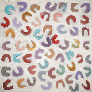 Ngapa Jukurrpa (Water Dreaming)  -  Puyurru by Bess Napanangka Poulson