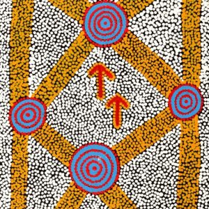 Yankirri Jukurrpa (Emu Dreaming) - Ngarlikirlangu by Michael Japaljarri Wayne