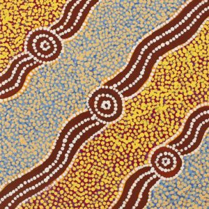 Ngalyipi Jukurrpa (Snake Vine Dreaming) - Purturlu by Anthony Jangala Hargraves