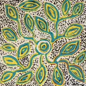 Ngapa Jukurrpa (Water Dreaming)  - Mikanji by Juliette Nampijinpa Brown