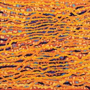Wirnpa Jukurrpa (Lightning Dreaming) by Cindy Nakamarra Gibson