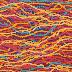 Wirnpa Jukurrpa (Lightning Dreaming) by Cindy Nakamarra Gibson