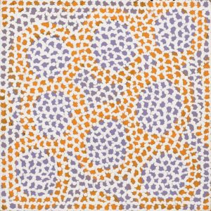 Pamapardu Jukurrpa (Flying Ant Dreaming)  - Warntungurru by Vanessa Nampijinpa Brown