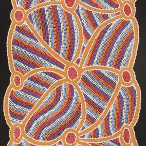 Wirnpa Jukurrpa (Lightning Dreaming) by Sabrina Nungarrayi Gibson