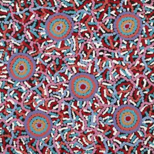Ngapa Jukurrpa (Water Dreaming)  -  Puyurru by Anita Nakamarra Gibson