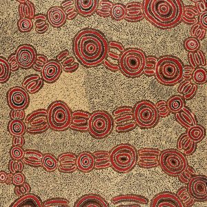 Warna Jukurrpa (Snake Dreaming) by Leston Japaljarri Spencer