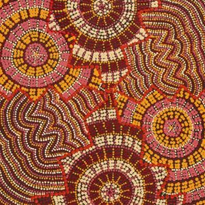 Watiya-warnu Jukurrpa (Seed Dreaming) by Angela Nangala Robertson