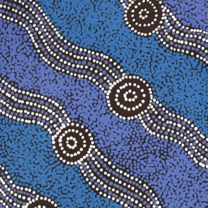 Ngalyipi Jukurrpa (Snake Vine Dreaming) - Purturlu by Anthony Jangala Hargraves