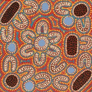 Ngurlu Jukurrpa (Native Seed Dreaming) by Dorothy Napurrurla Dickson