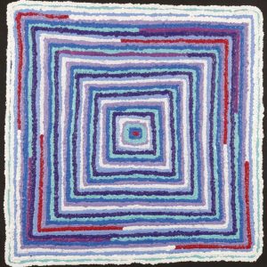 Wirnpa Jukurrpa (Lightning Dreaming) by Sabrina Nungarrayi Gibson