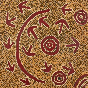 Yankirri Jukurrpa (Emu Dreaming) - Ngarlikirlangu by Margaret Nangala Gallagher