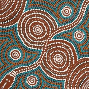 Warna Jukurrpa (Snake Dreaming) by Steven Jakamarra Oldfield