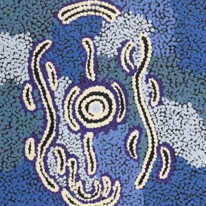 Wardapi Jukurrpa (Goanna Dreaming) - Yarripilangu by Rahab Nungarrayi Spencer