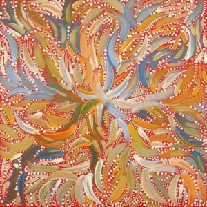 Purrpalanji (Skinny Bush Banana) Jukurrpa by Nola Napangardi Fisher