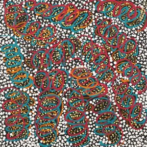 Ngapa Jukurrpa (Water Dreaming)  -  Puyurru by Marcia Nangala Dixon