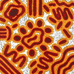 Mina Mina Jukurrpa (Mina Mina Dreaming) by Antoinette Napanangka Brown