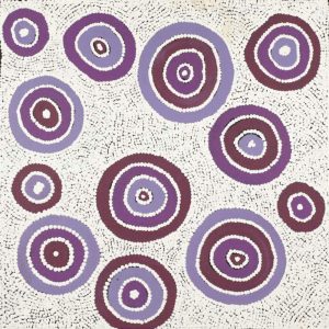Yarla Jukurrpa (Bush Potato Dreaming) - Cockatoo Creek by Alicka Napanangka Brown