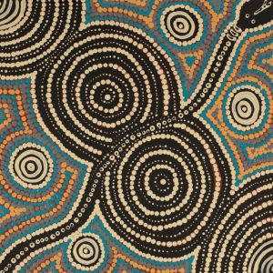 Warna Jukurrpa (Snake Dreaming) by Steven Jakamarra Oldfield