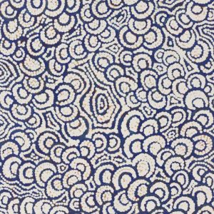 Lukarrara Jukurrpa (Desert Fringe-rush Seed Dreaming) by Melinda Napurrurla Wilson
