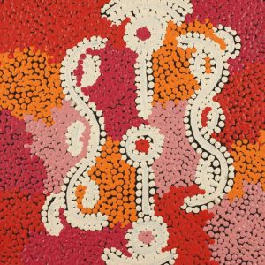 Wardapi Jukurrpa (Goanna Dreaming) - Yarripilangu by Rahab Nungarrayi Spencer