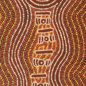 Yarla Jukurrpa (Bush Potato Dreaming) - Cockatoo Creek by Ingrid Napangardi Williams