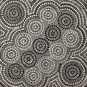 Ngapa Jukurrpa (Water Dreaming)  -  Puyurru by Shekina Nangala Sampson