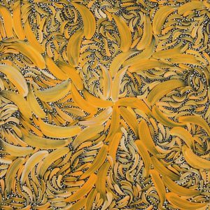 Purrpalanji (Skinny Bush Banana) Jukurrpa by Nola Napangardi Fisher