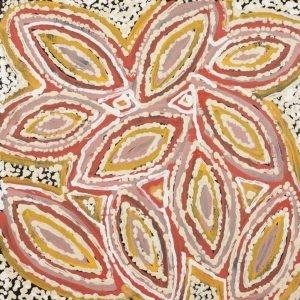 Ngapa Jukurrpa (Water Dreaming)  - Mikanji by Juliette Nampijinpa Brown