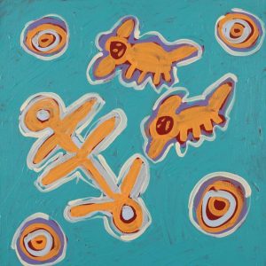 Mina Mina Jukurrpa (Mina Mina Dreaming) by Saraeva Napangardi Marshall