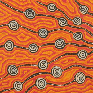 Wardapi Jukurrpa (Goanna Dreaming) - Yarripilangu by Ingrid Napangardi Williams