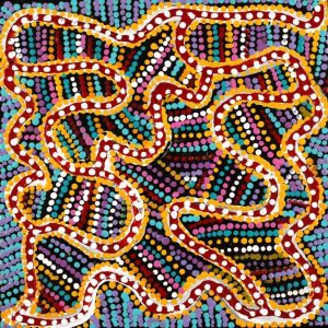 Jintiparnta Jukurrpa (Desert Truffle Dreaming) - Mina Mina by Tina Napangardi Martin