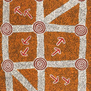 Yankirri Jukurrpa (Emu Dreaming) - Ngarlikirlangu by Michael Japaljarri Wayne