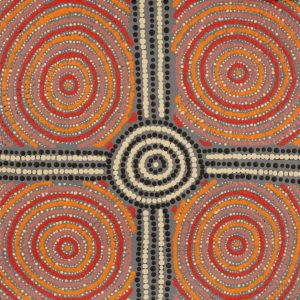Warna Jukurrpa (Snake Dreaming) by Steven Jakamarra Oldfield