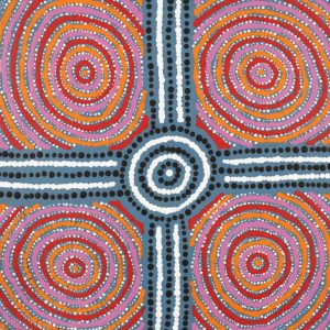 Warna Jukurrpa (Snake Dreaming) by Steven Jakamarra Oldfield