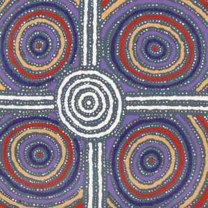 Warna Jukurrpa (Snake Dreaming) by Steven Jakamarra Oldfield