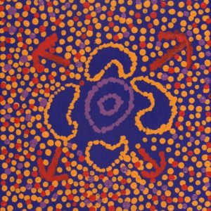 Yankirri Jukurrpa (Emu Dreaming) - Ngarlikirlangu by Samuel Jampijinpa Collins