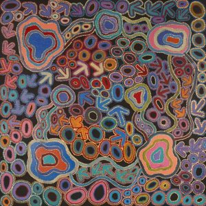 Yankirri Jukurrpa (Emu Dreaming) - Ngarlikirlangu by Lee Nangala Gallagher