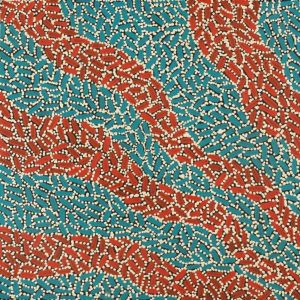 Warlukurlangu Jukurrpa (Fire country Dreaming) by Nathania Nangala Granites