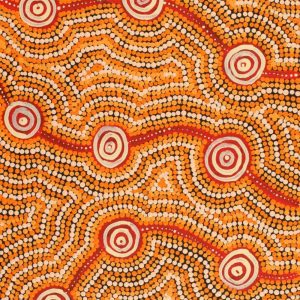 Wardapi Jukurrpa (Goanna Dreaming) - Yarripilangu by Ingrid Napangardi Williams