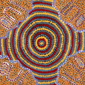 Wirnpa Jukurrpa (Lightning Dreaming) by Samantha Napurrurla Gibson