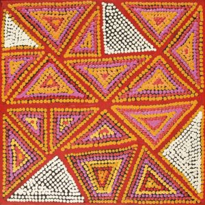 Yawakiyi Jukurrpa (Native Currant Dreaming) by Geraldine Napurrurla Wilson