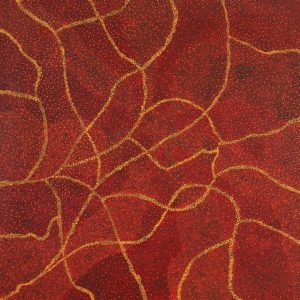 Ngapa Jukurrpa (Water Dreaming)  -  Puyurru by Krishana Petrick