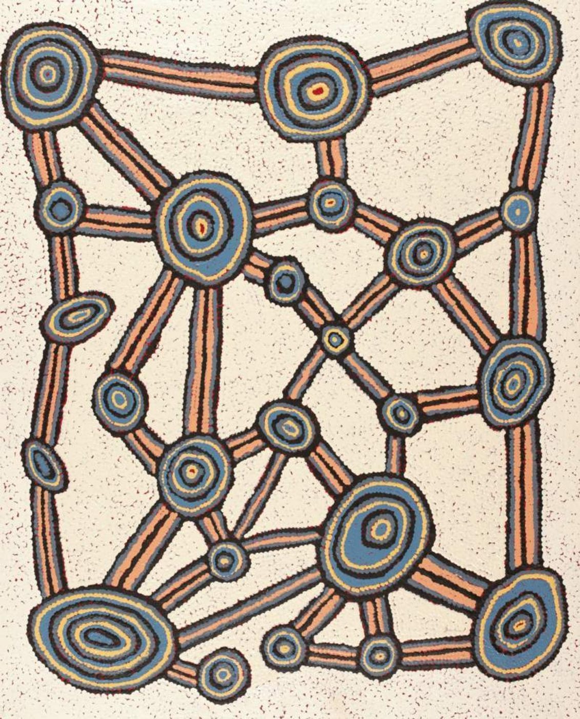 Yurrampi Jukurrpa (Honey Ant Dreaming) by Colin Jakamarra Gibson