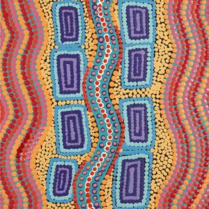 Wirnpa Jukurrpa (Lightning Dreaming) by Samantha Napurrurla Gibson