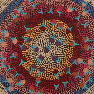Wanakiji Jukurrpa (Bush Tomato Dreaming) by Charlene Napanangka Marshall