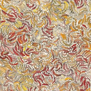 Purrpalanji (Skinny Bush Banana) Jukurrpa by Nola Napangardi Fisher
