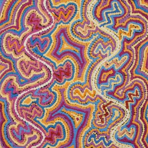 Pikilyi Jukurrpa (Vaughan Springs Dreaming) by Selina Napanangka Fisher