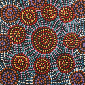 Jintiparnta Jukurrpa (Desert Truffle Dreaming) - Mina Mina by Tina Napangardi Martin