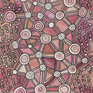 Ngapa Jukurrpa (Water Dreaming)  -  Puyurru by Bess Napanangka Poulson